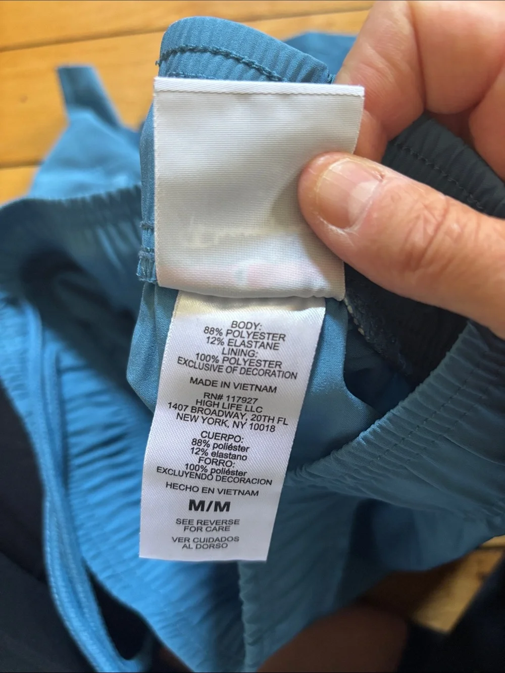 Champion Blue Cargo Shorts with Logo - Picture 5 of 5